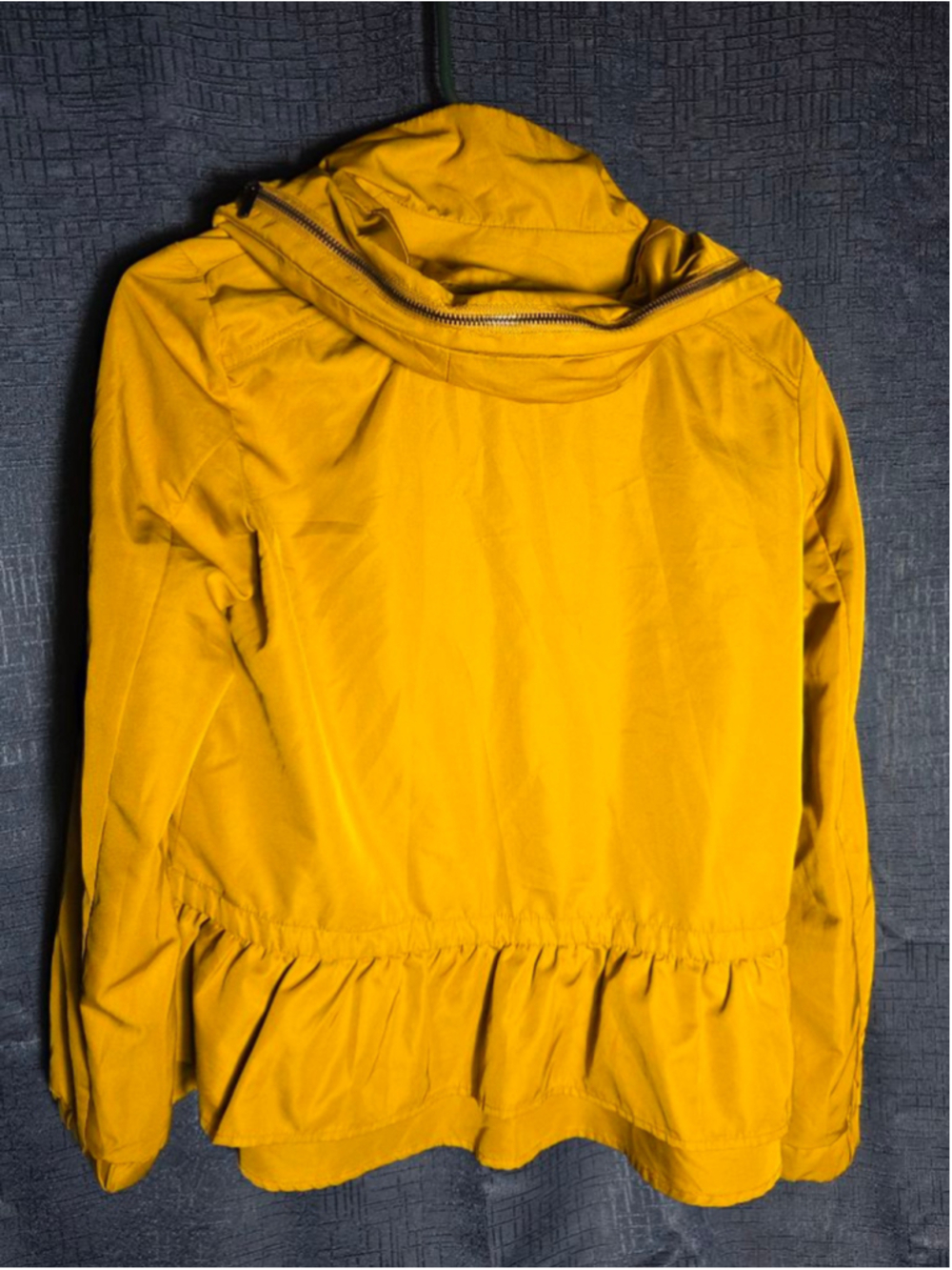 Women's ZARA BASIC Utility Jacket XS Mustard Yellow - Picture 7 of 7